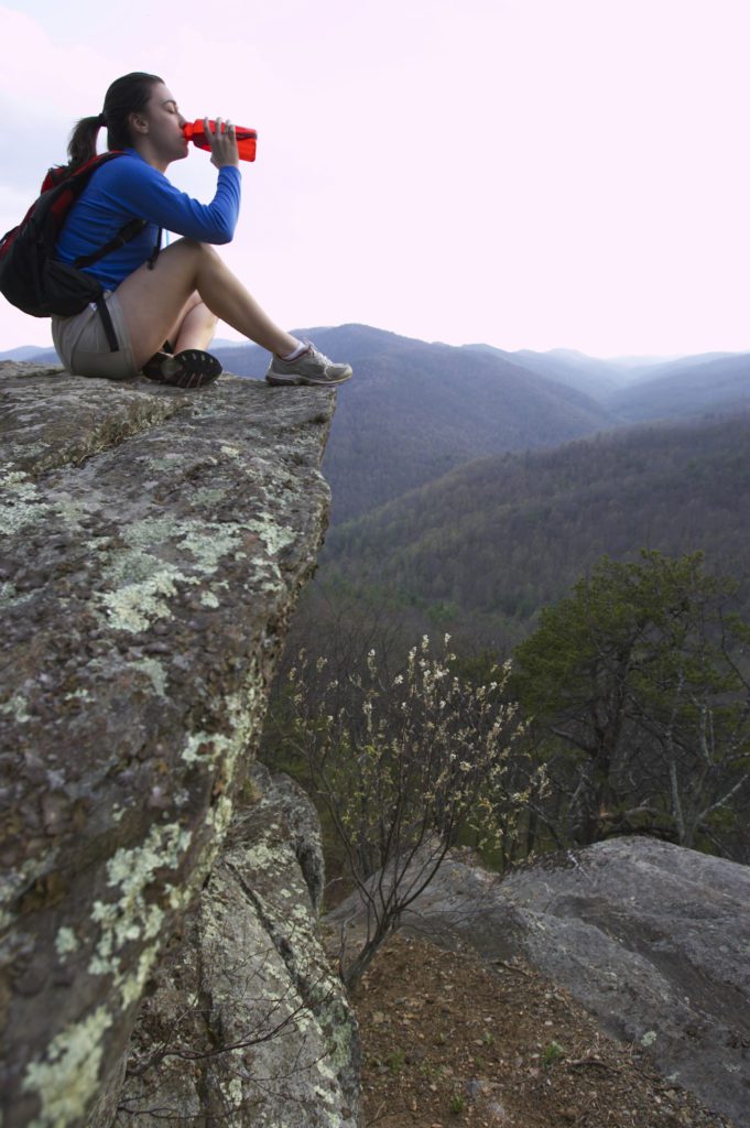 Appalachian Trail hiker, Blue Ridge Mountains, Virginia